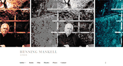Desktop Screenshot of henningmankell.se